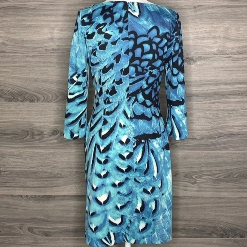 Jessica Simpson Peacock Dress Women’s size 2 - Picture 2 of 4